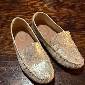 Metallic Sperry Slip-On Loafers